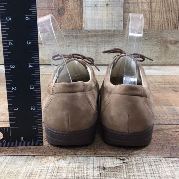 SAS Tan Leather Lace Up Walking Shoes Comfort - Picture 6 of 10